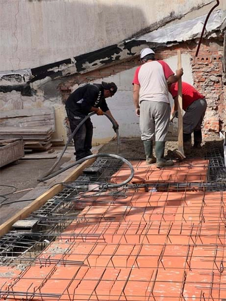 Forjado de planta en San Sebastián de los Reyes